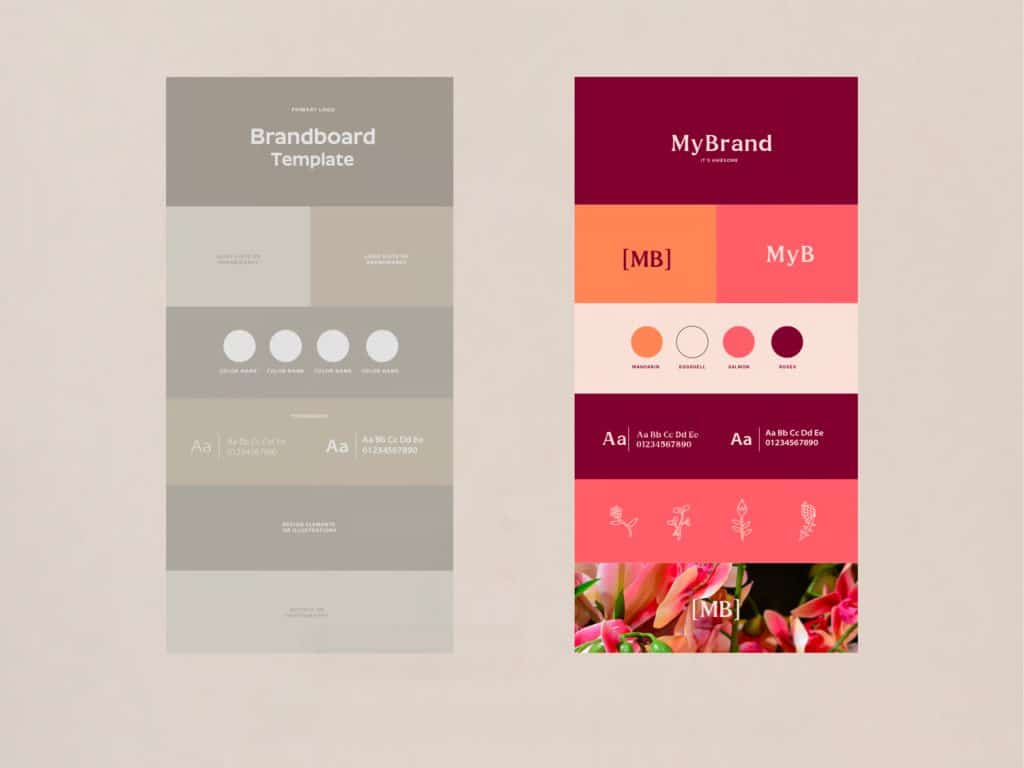Brand layout