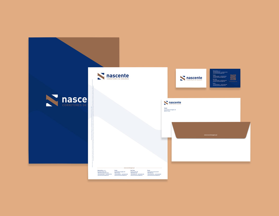 NascenteSeguros — Branding-Stationery